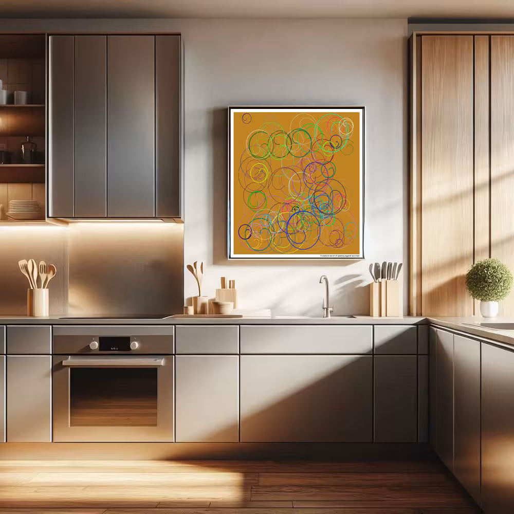 111 shells on secret of gleaming eggshell and khaki in room setting