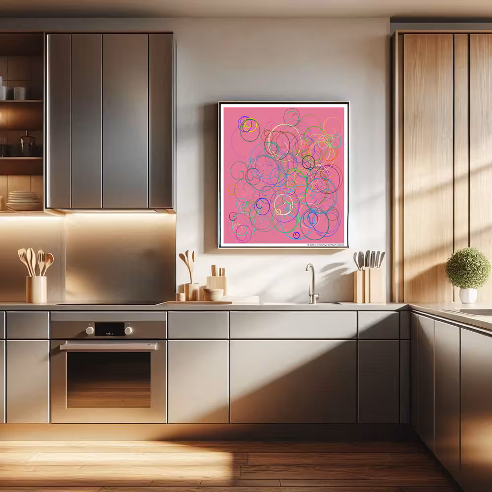 116 shells on rich amethyst and fog of crescendo in room setting