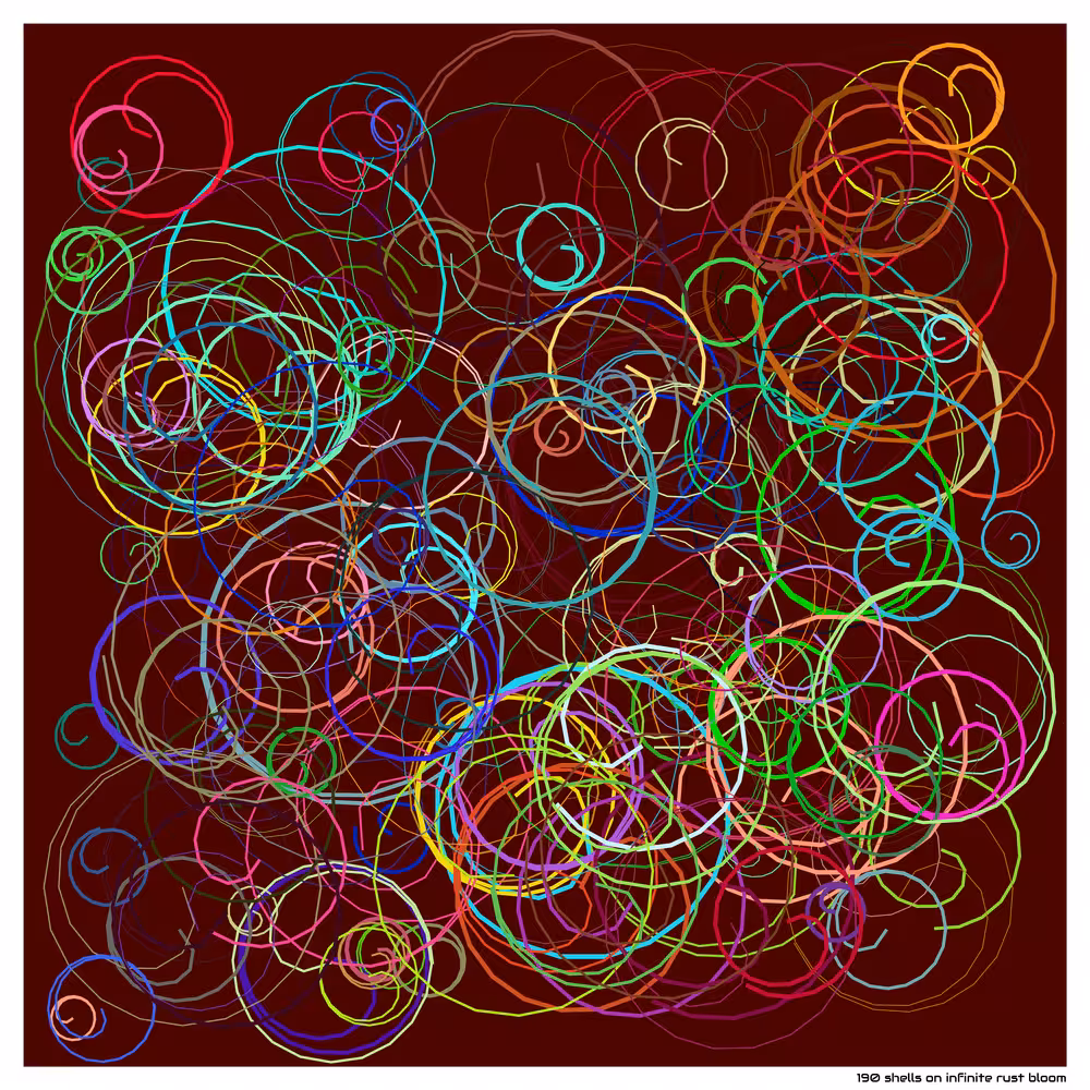 190 shells on infinite rust bloom