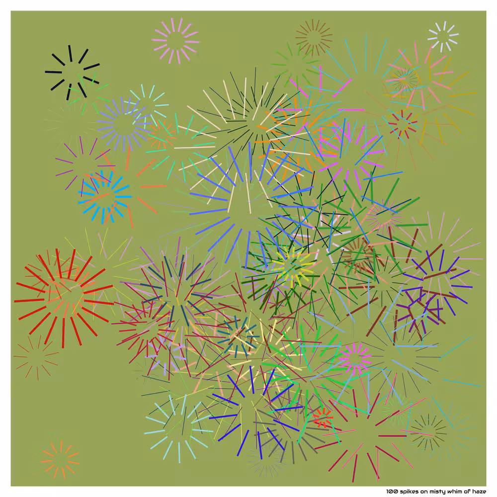 100 spikes on misty whim of haze