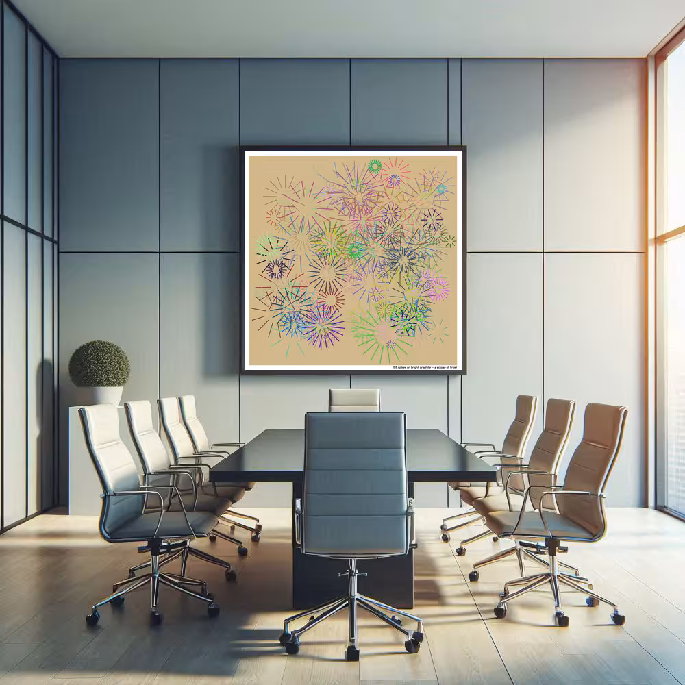 159 spikes on bright graphite — a eclipse of frost in room setting