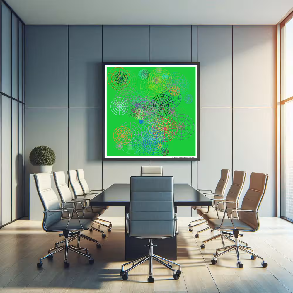 71 spinnets on echoing light in the reverie in room setting