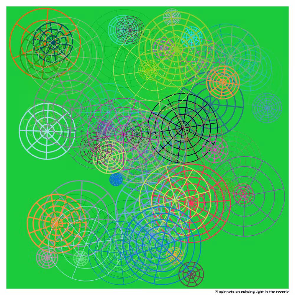 71 spinnets on echoing light in the reverie