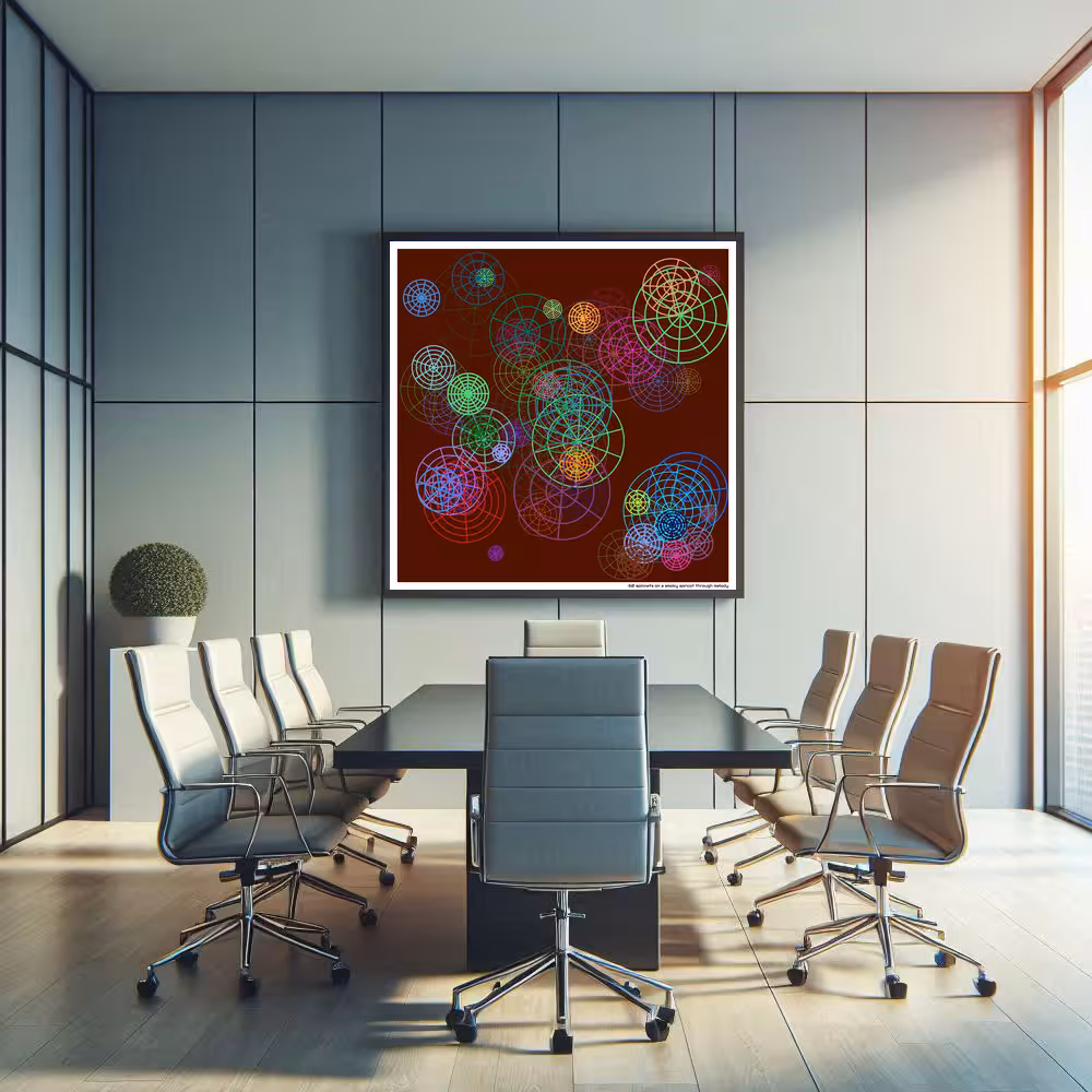 60 spinnets on a smoky apricot through melody in room setting