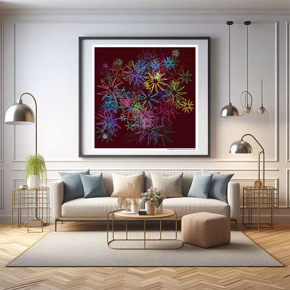 97 splashes on shrine dancing on silent haze in room setting