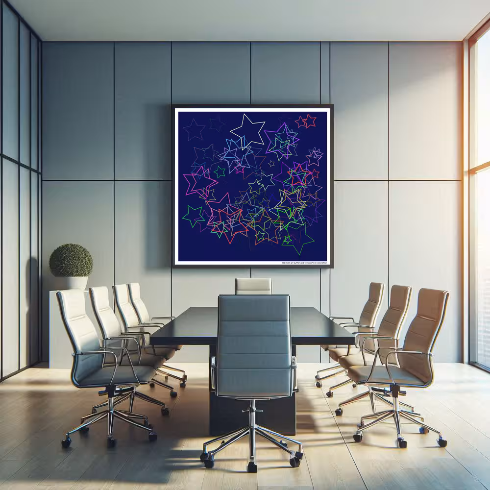 85 stars on butter and terracotta in conviction in room setting