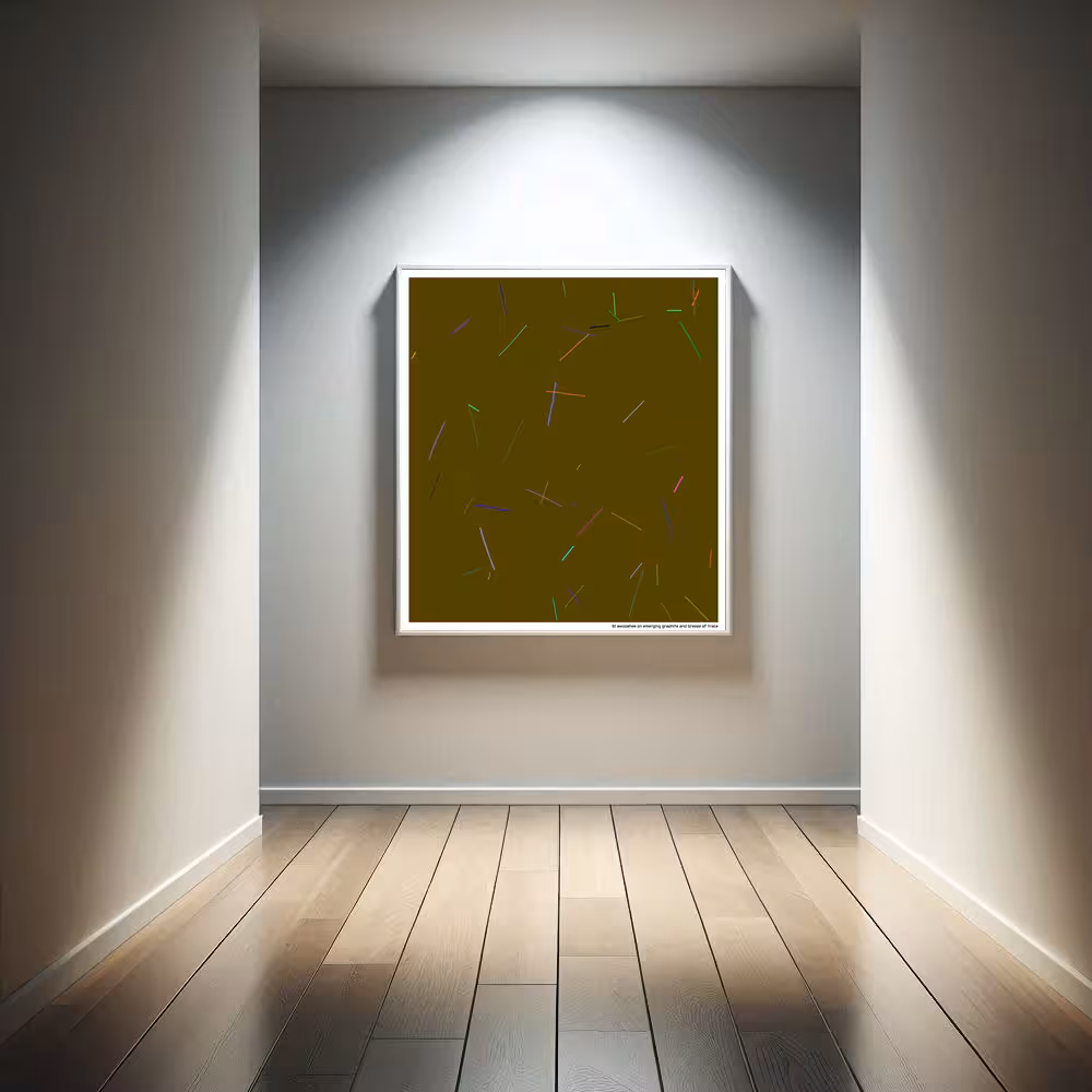 61 swooshes on emerging graphite and breeze of trace in room setting