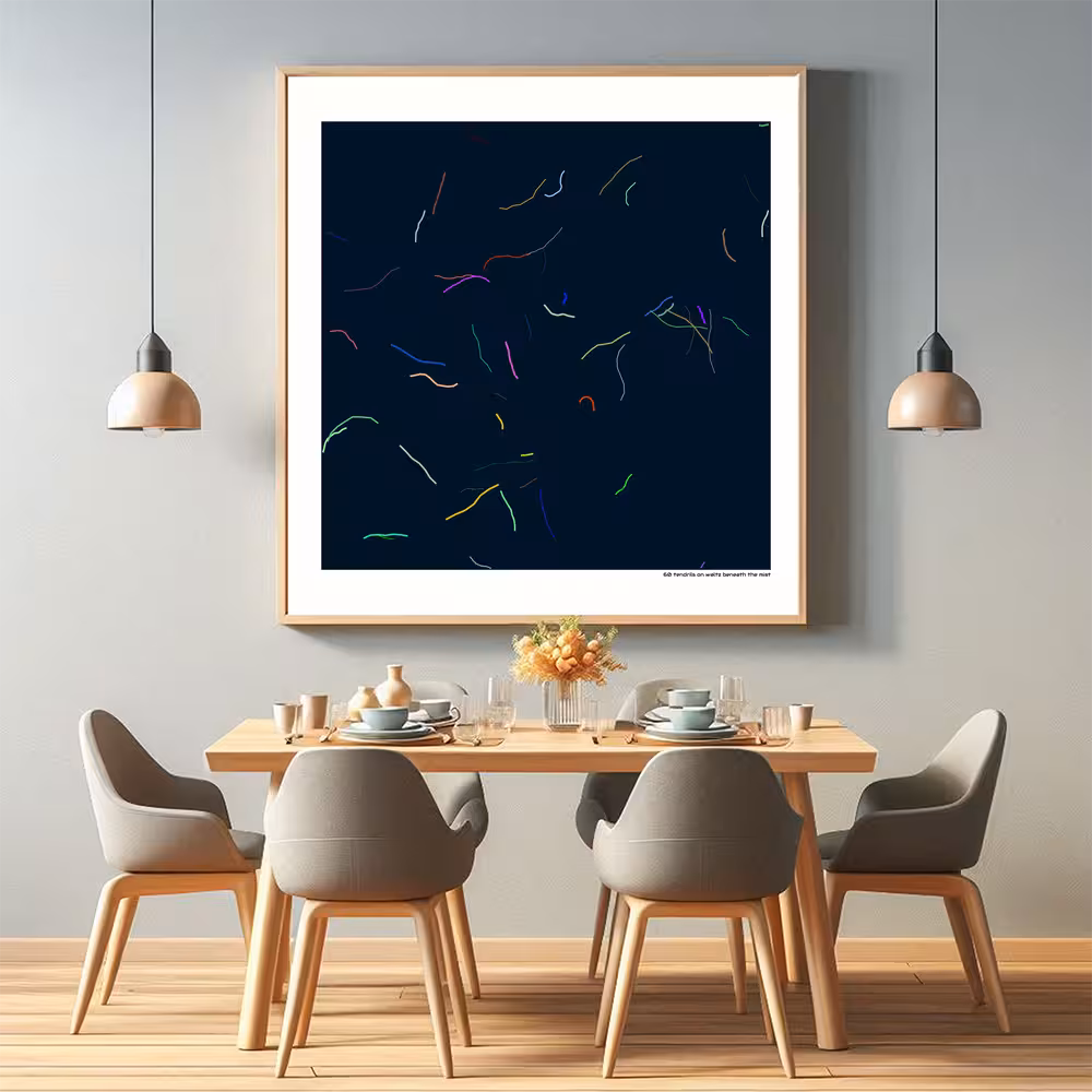 60 tendrils on waltz beneath the mist in room setting