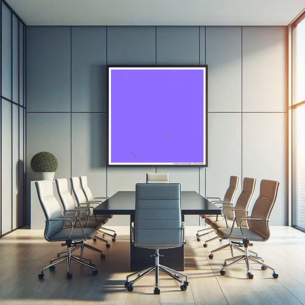 6 tendrils on nocturnal twilight — a infinity of riddle in room setting