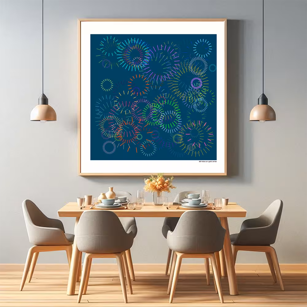 83 ticks on gold verse in room setting