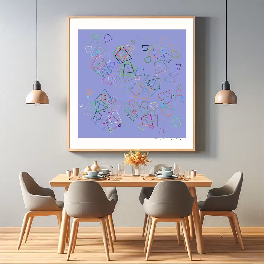 168 trapezoids on lonely void chasing promise in room setting