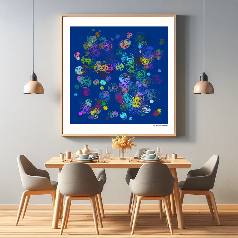 163 twists on deep dust in room setting