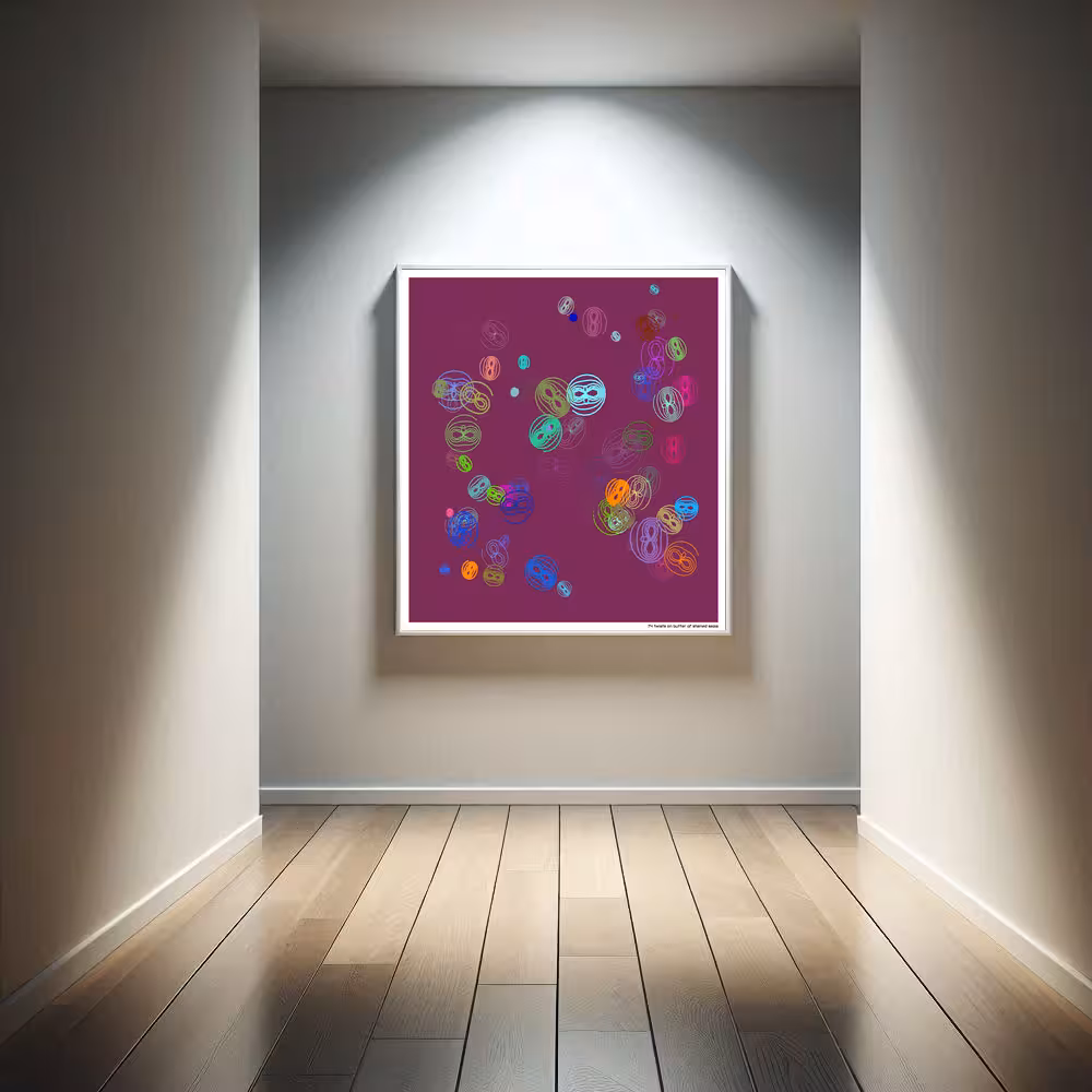 74 twists on butter of stained sepia in room setting