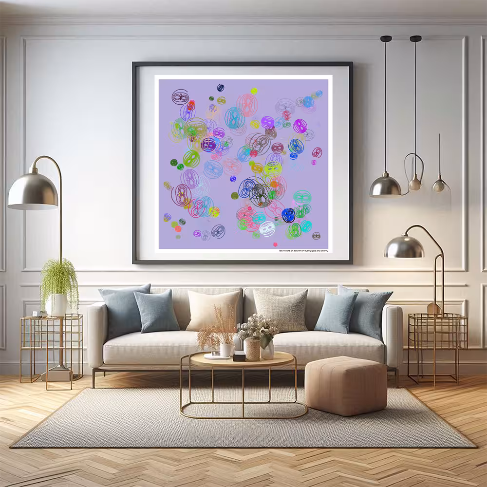 156 twists on secret of dusty gold and cherry in room setting