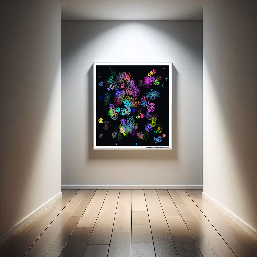 130 twists on faded black of dream and conviction in room setting