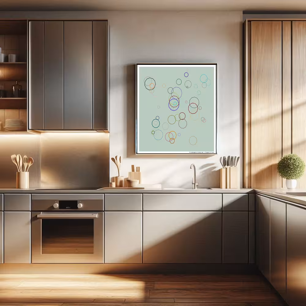 61 undecagons on lonely rose — a fragment of cloud in room setting