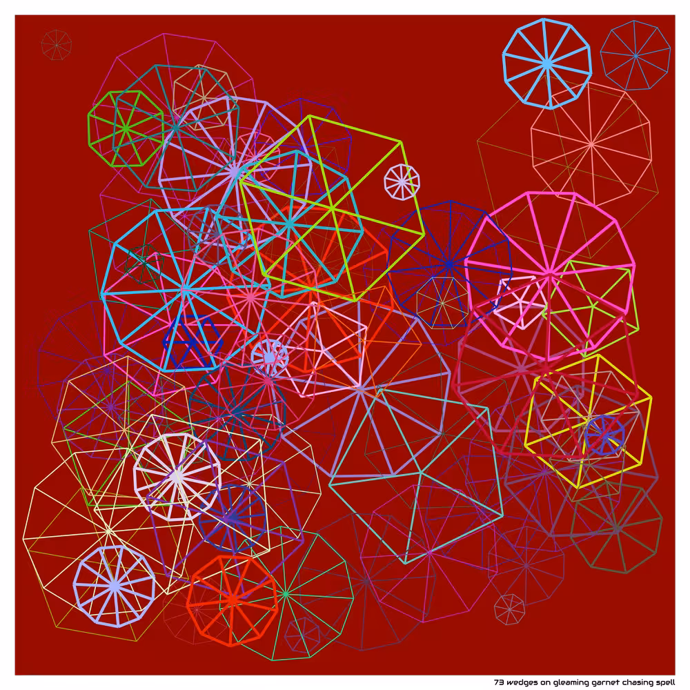 73 wedges on gleaming garnet chasing spell