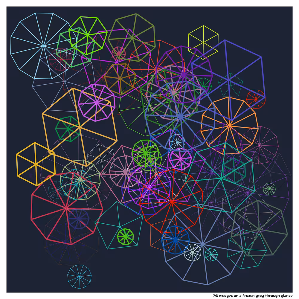 70 wedges on a frozen gray through glance