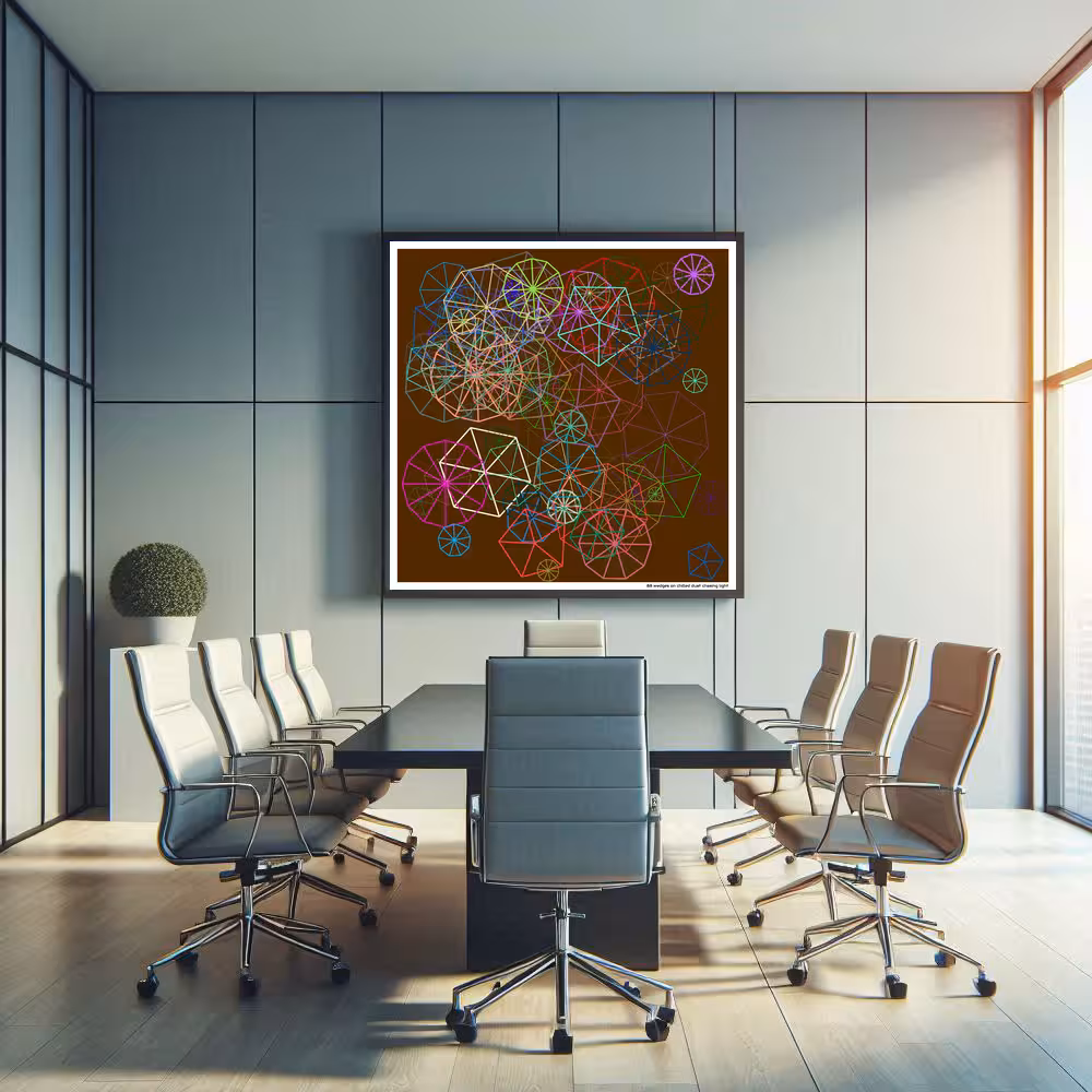 88 wedges on chilled dust chasing light in room setting