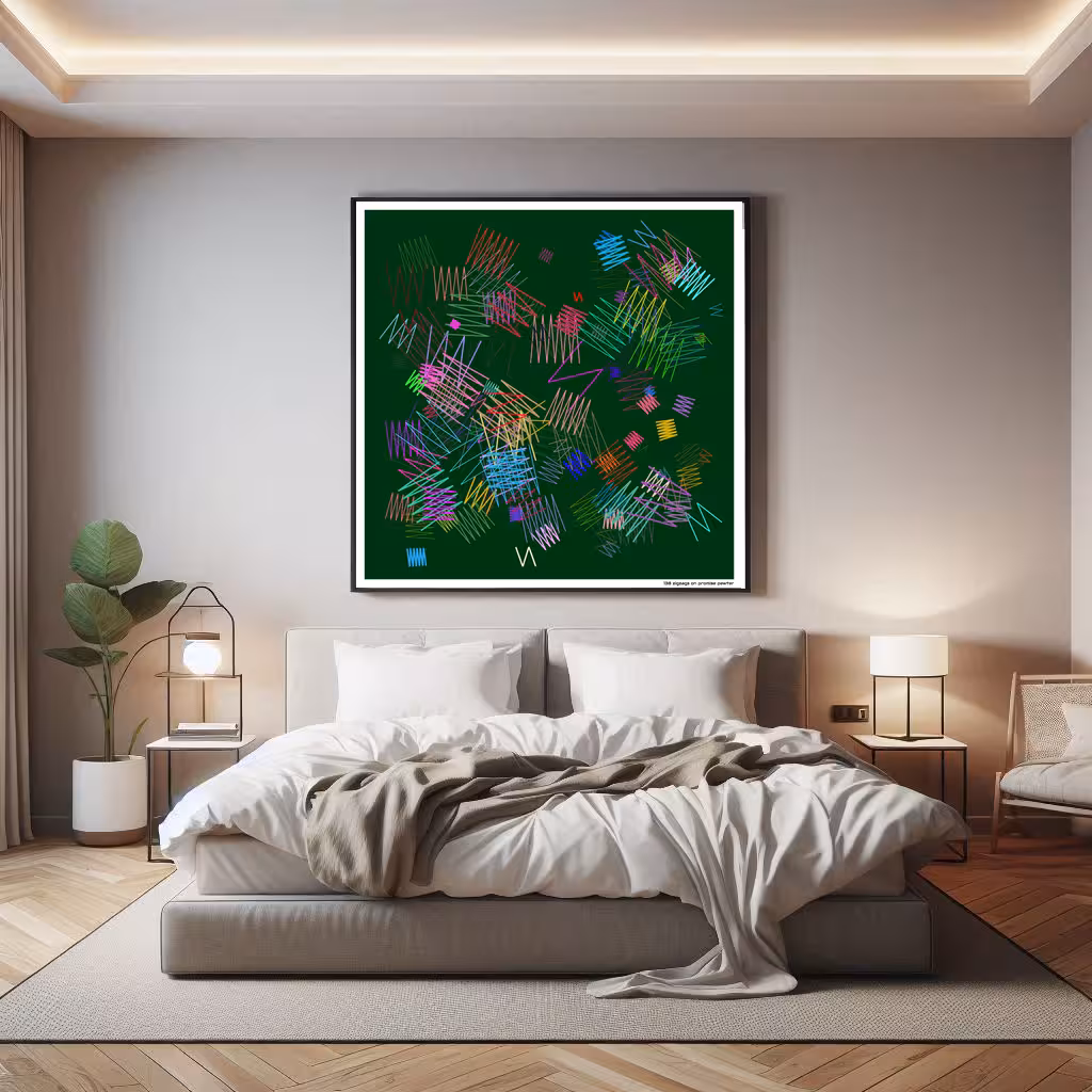 138 zigzags on promise pewter in room setting