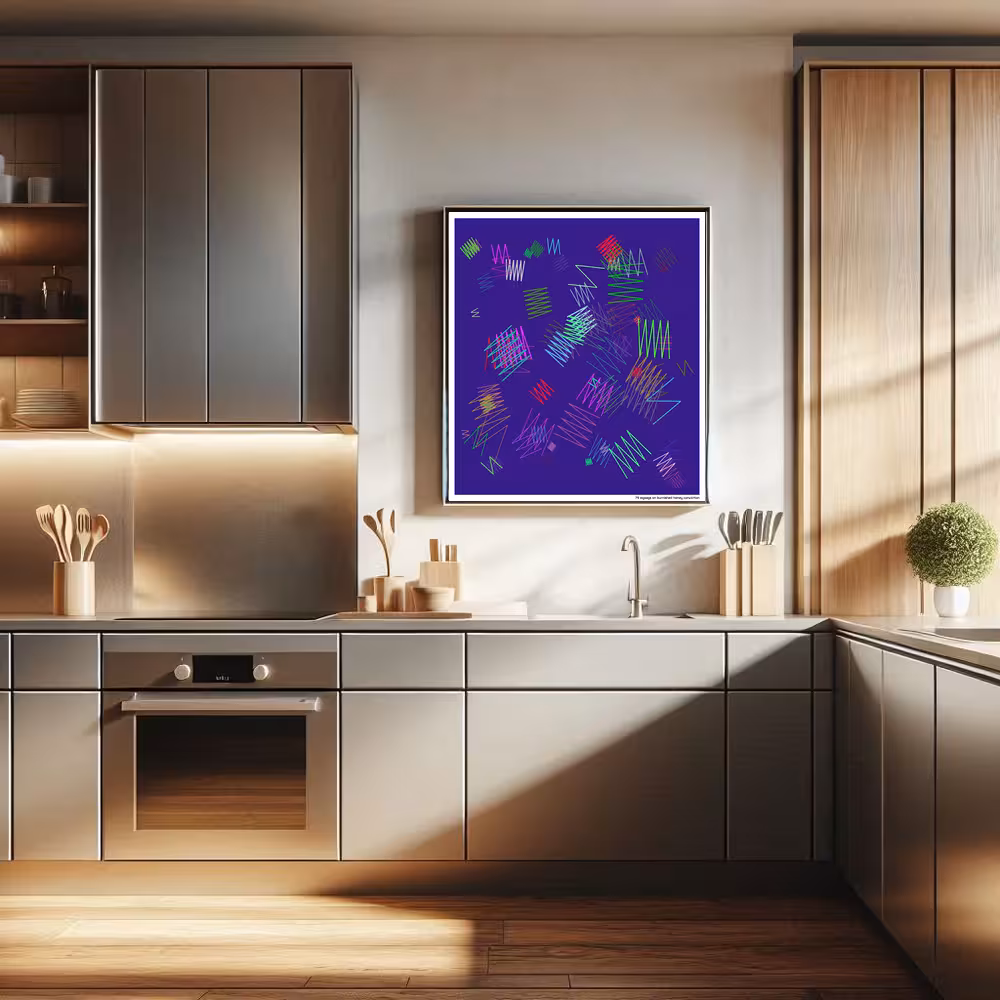 79 zigzags on burnished honey conviction in room setting