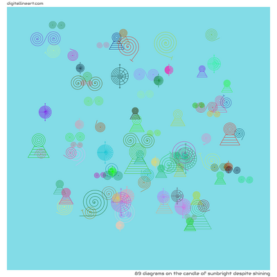 The Candle of Sunbright despite Shining — 89 diagrams