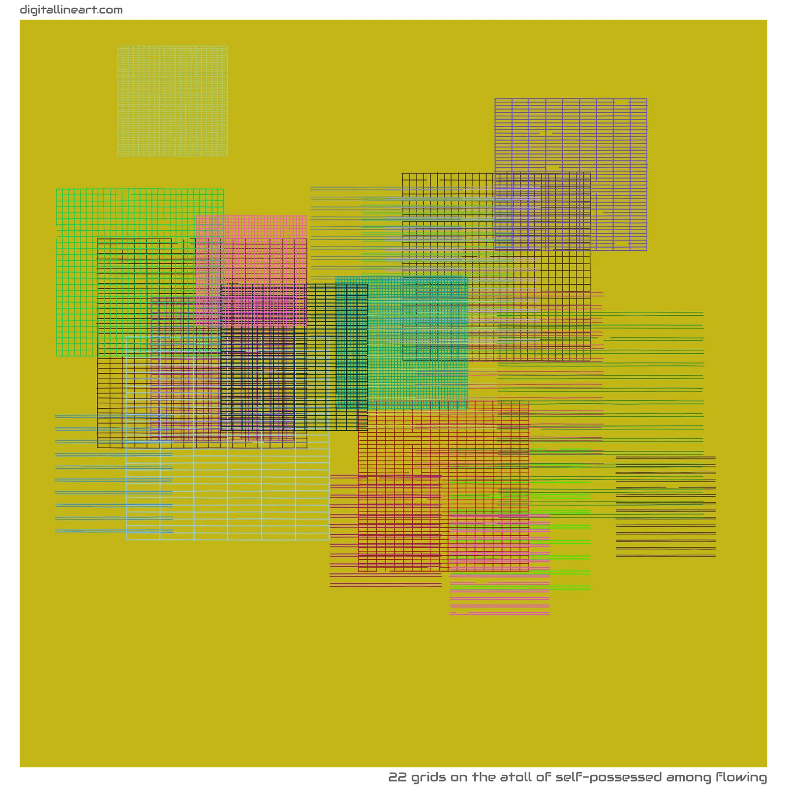 The Atoll of Self-possessed among Flowing — 22 grids