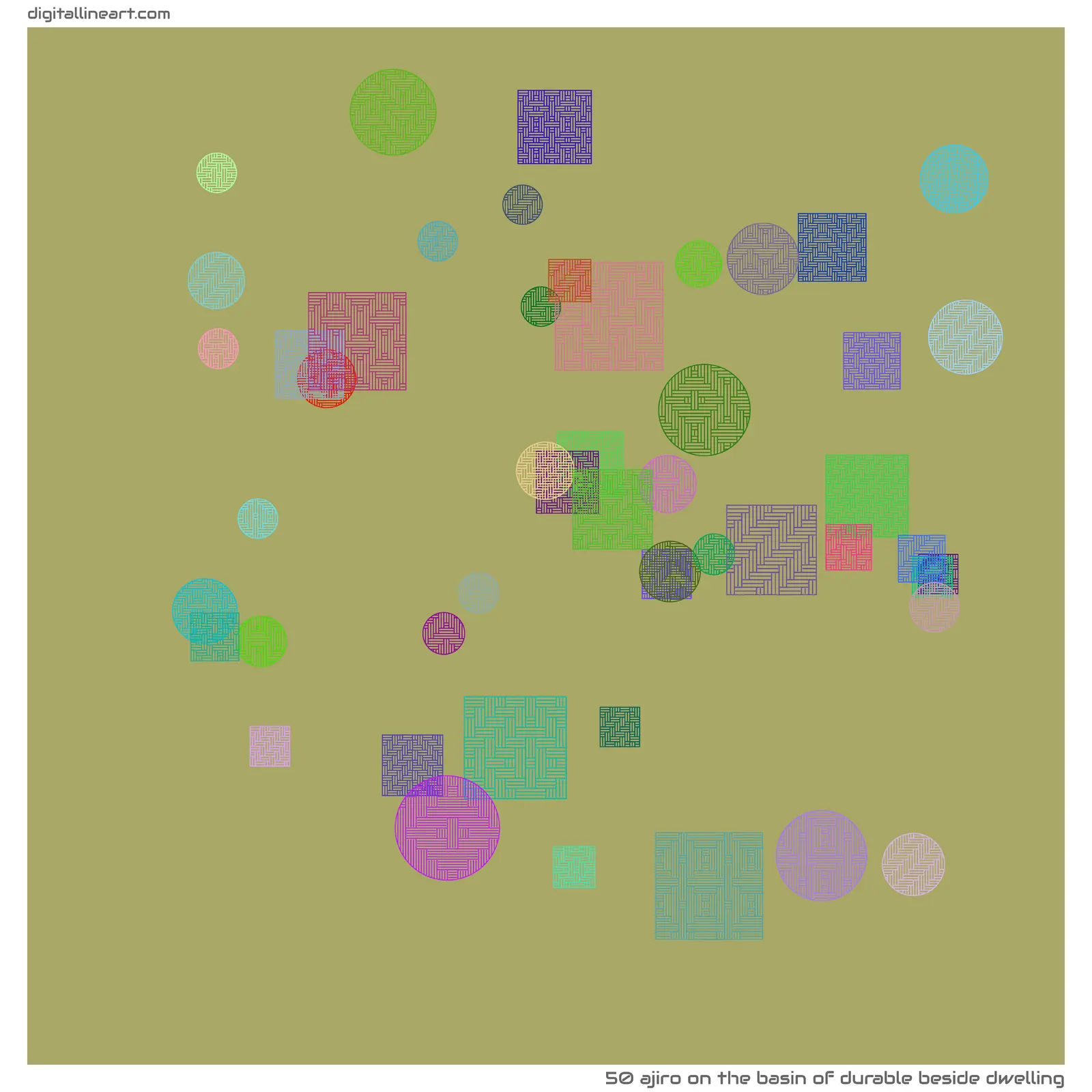 The Basin of Durable beside Dwelling — Ajiro, 50 elements