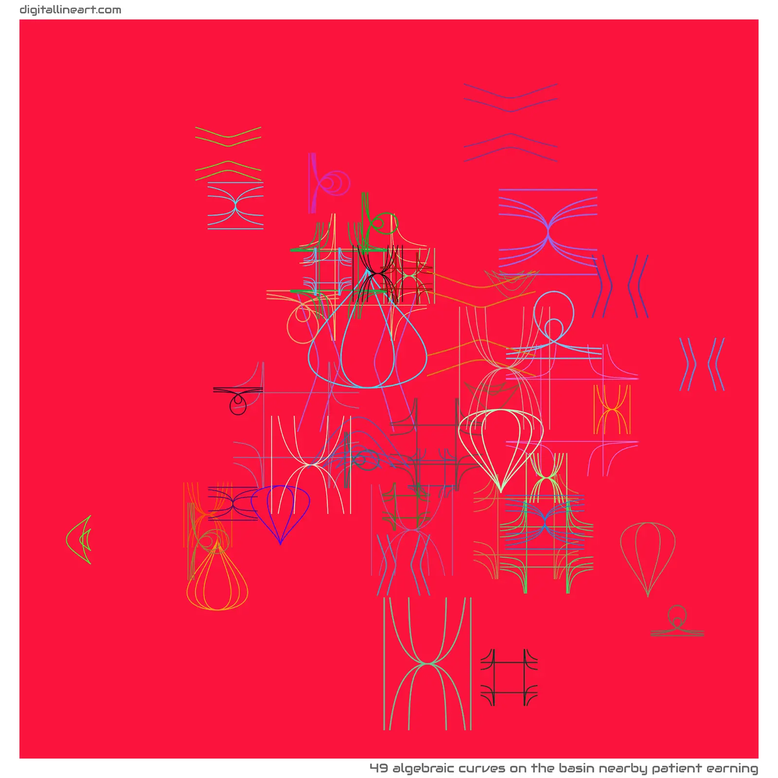 The Basin nearby Patient Earning — 49 algebraic curves