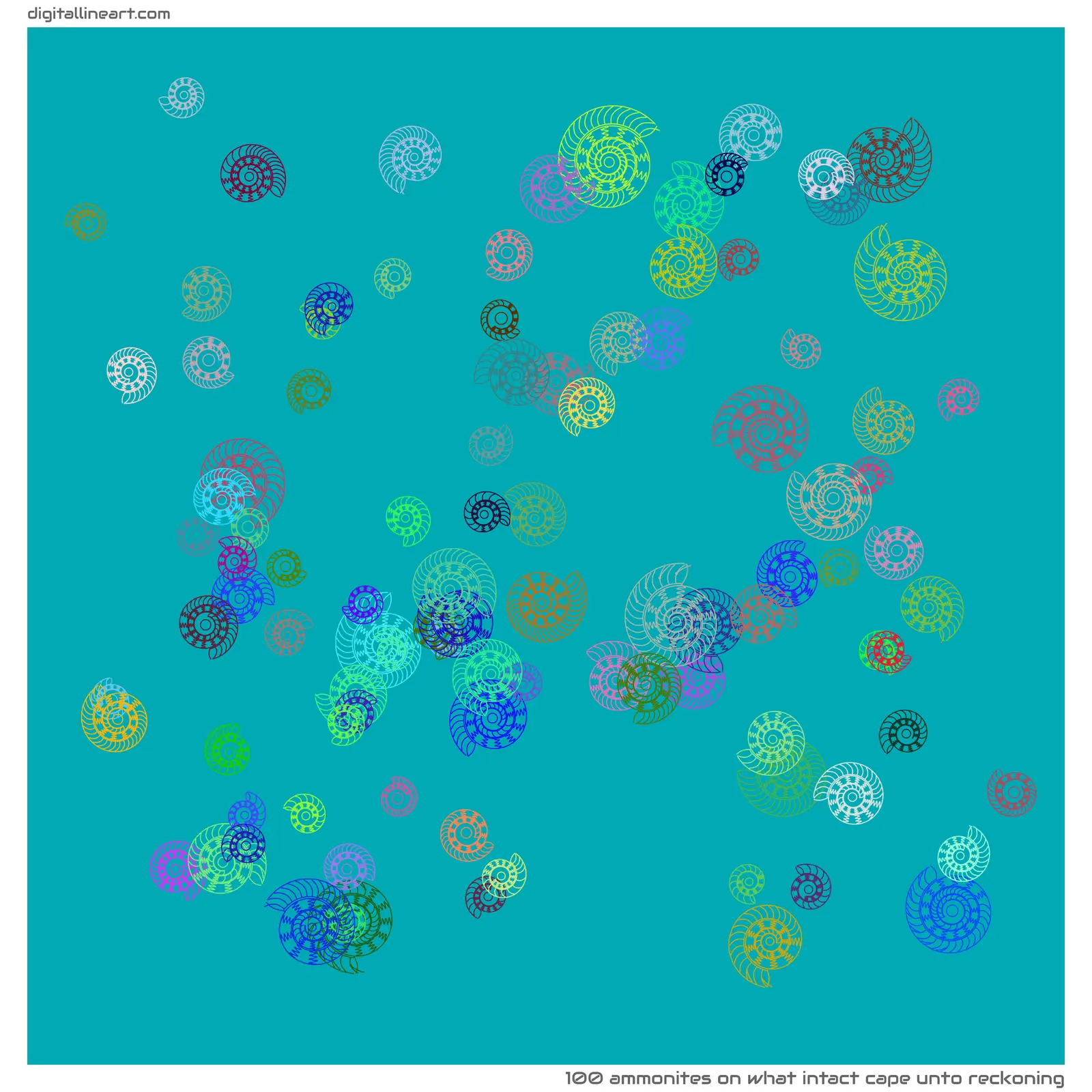What Intact Cape unto Reckoning — 100 ammonites