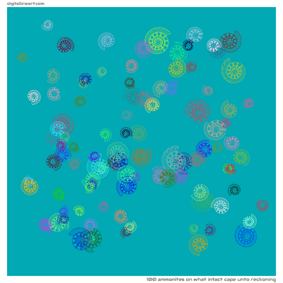 What Intact Cape unto Reckoning — 100 ammonites