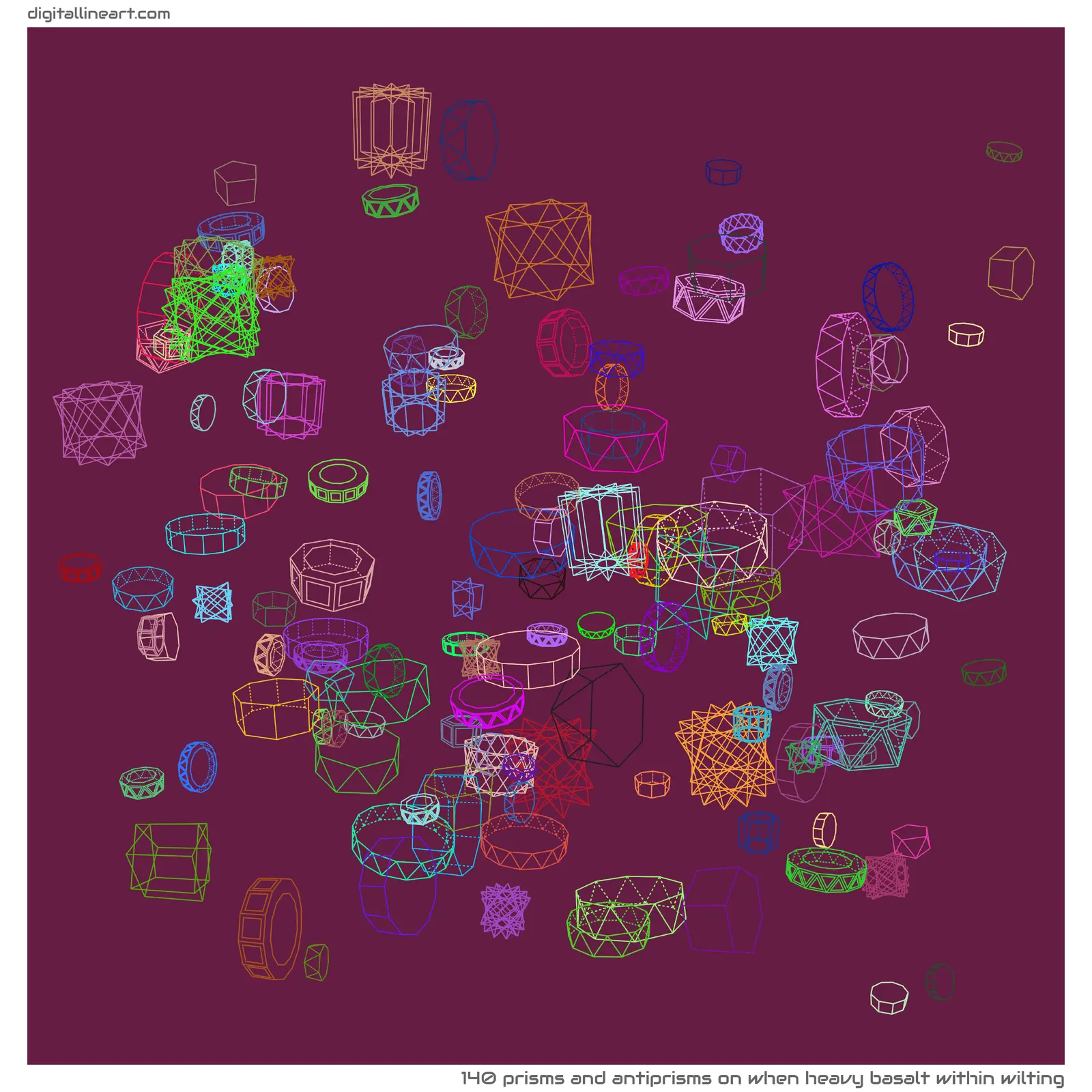 When Heavy Basalt within Wilting — 140 prisms and antiprisms