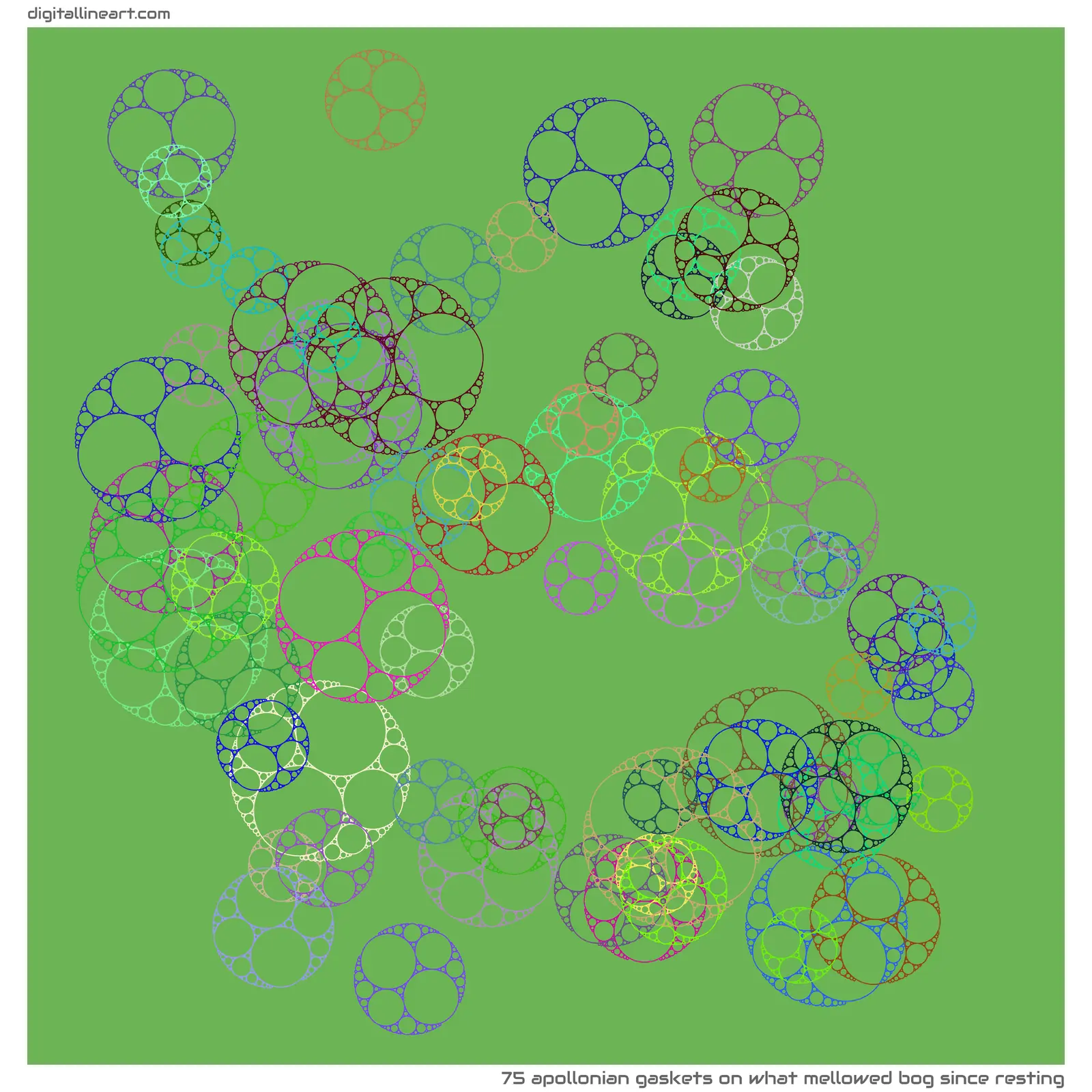 What Mellowed Bog Since Resting — 75 Apollonian gaskets