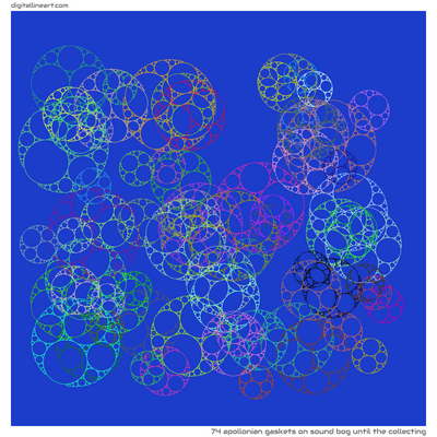 Sound Bog until the Collecting — 74 Apollonian gaskets