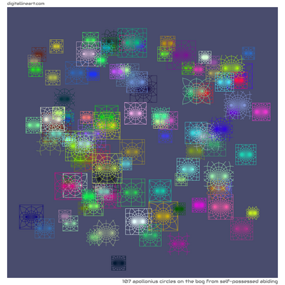The Bog from Self-possessed Abiding — 107 apollonius circles