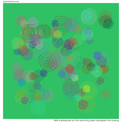 The Matronly Basin alongside the Closing — 100 arabesques