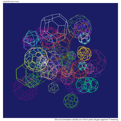What Pale Abyss Against Freezing — 52 Archimedean solids