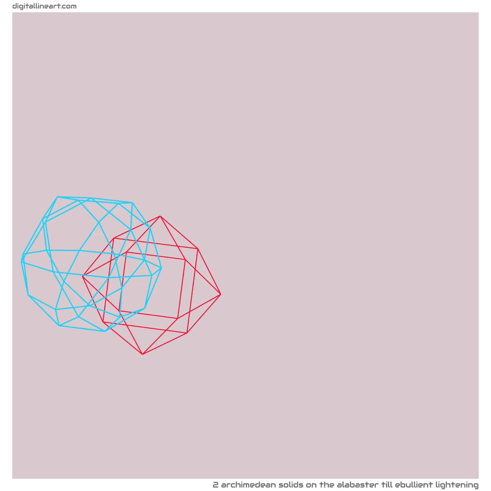 The Alabaster till Ebullient Lightening — 2 Archimedean solids