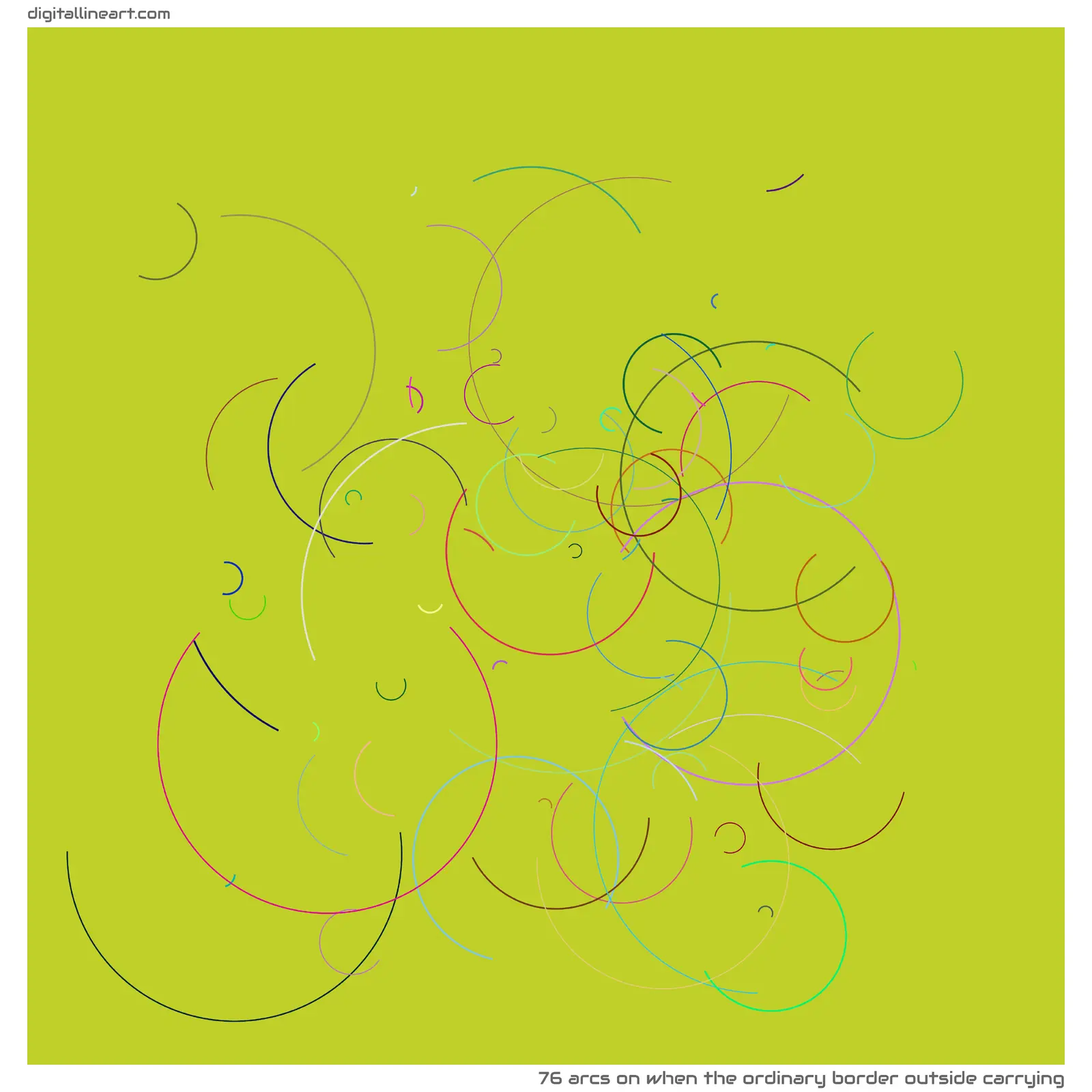 When the Ordinary Border outside Carrying — 76 arcs