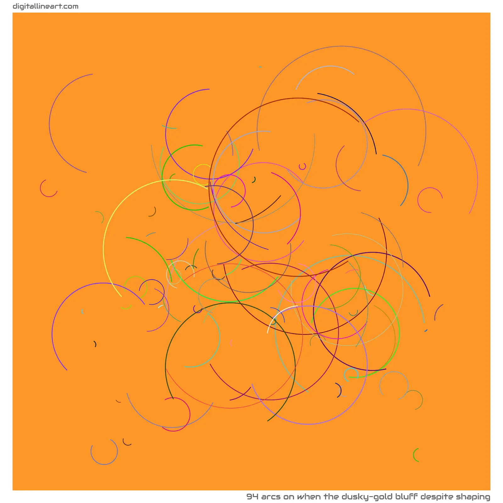 When the Dusky-gold Bluff despite Shaping — 94 arcs