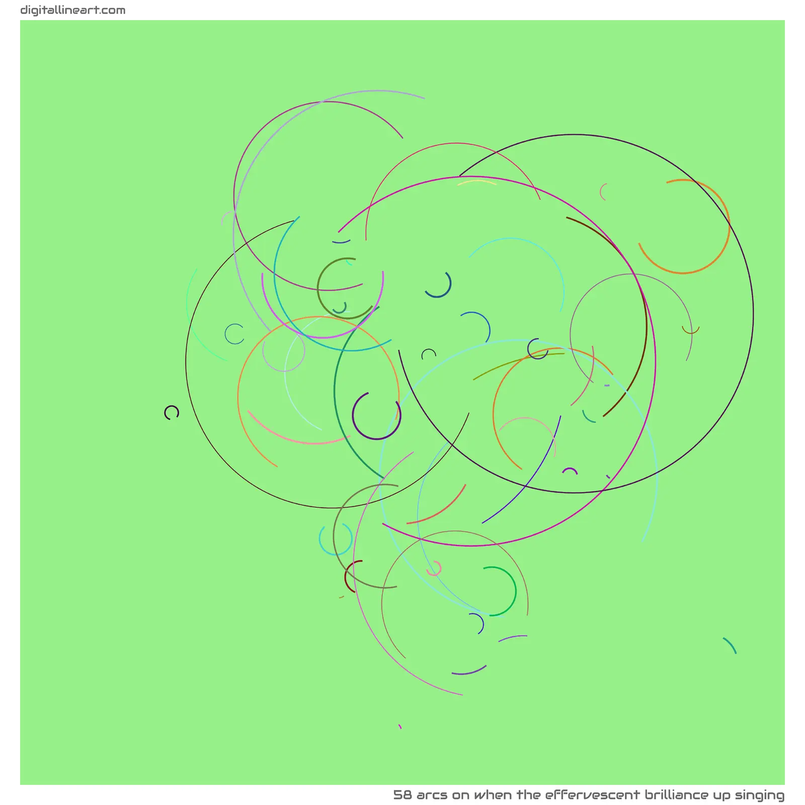 When the Effervescent Brilliance up Singing — 58 arcs