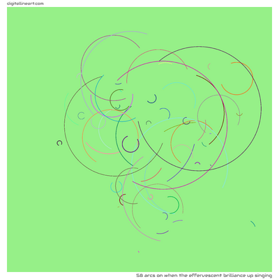 When the Effervescent Brilliance up Singing — 58 arcs
