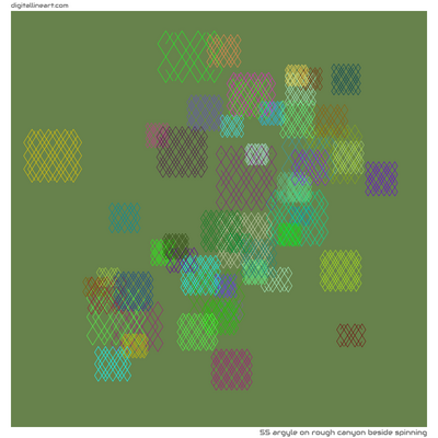 Rough Canyon beside Spinning — Argyle, 55 elements