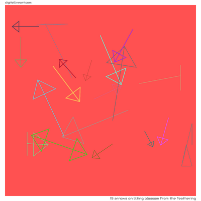 Lilting Blossom from the Feathering — 19 arrows