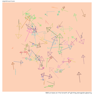 The Breath of Glinting alongside Glowing — 100 arrows