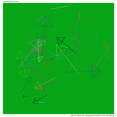 Quiescent Bluff via Mending — 38 arrows