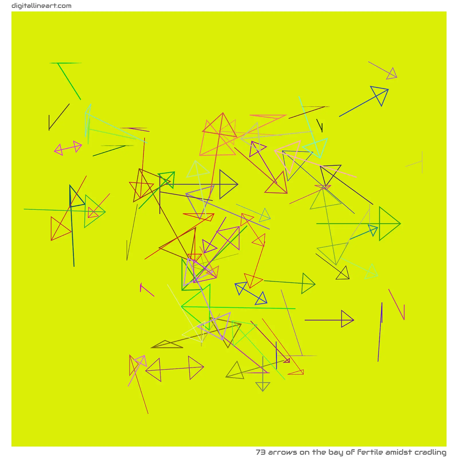The Bay of Fertile amidst Cradling — 73 arrows