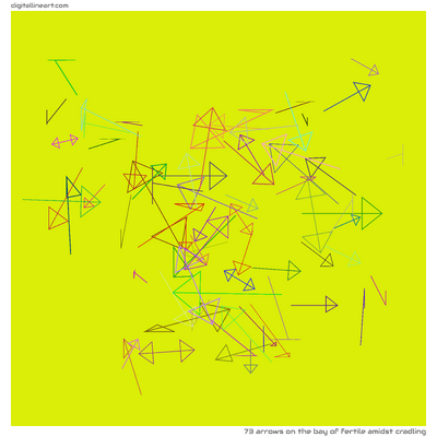 The Bay of Fertile amidst Cradling — 73 arrows