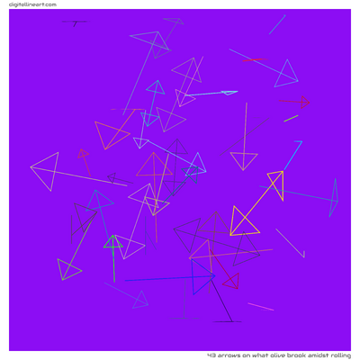 What Olive Brook amidst Rolling — 43 arrows