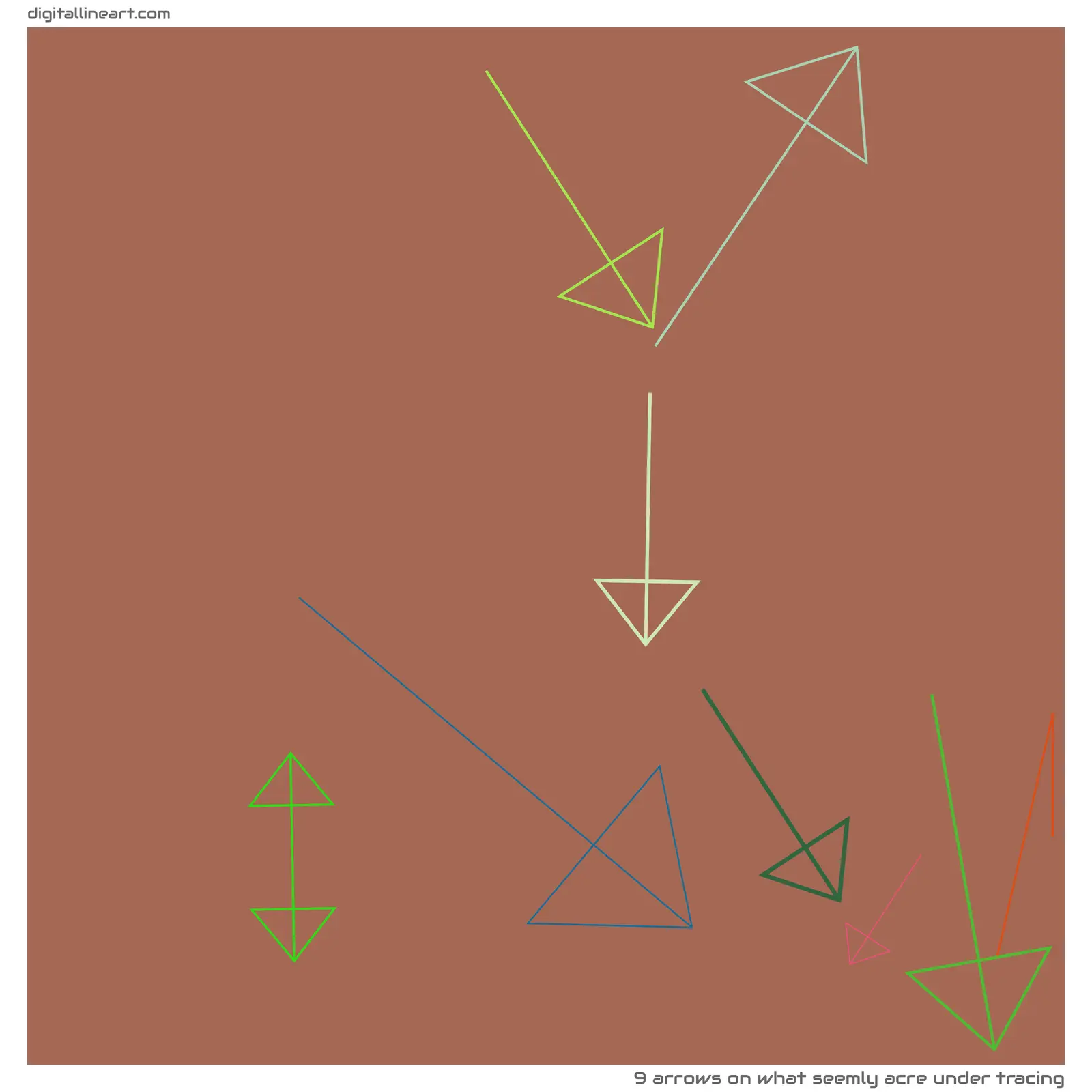 What Seemly Acre under Tracing — 9 arrows